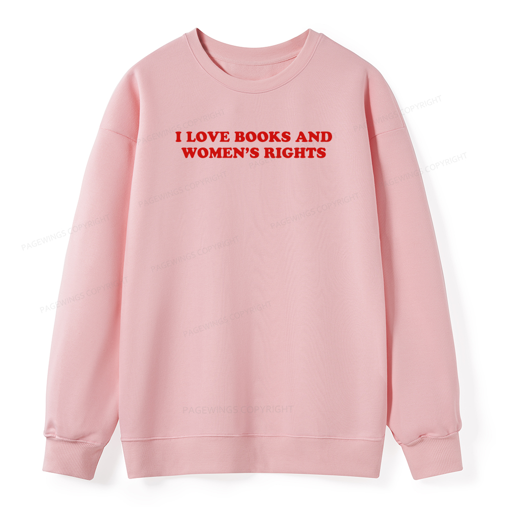 Pagewings I Love Books And Women's Rights Unisex Classic Sweatshirt