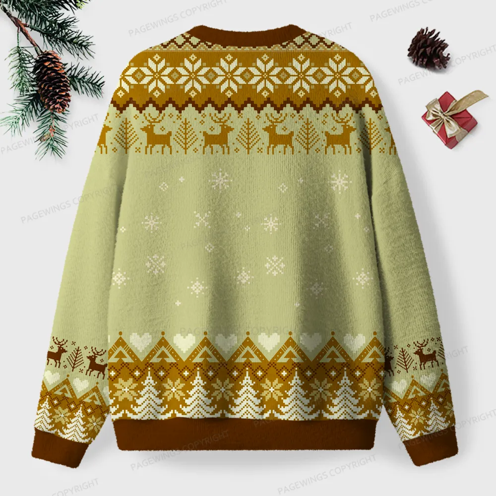 Pagewings Am I The Drama Unisex Ugly Knit Sweatshirt