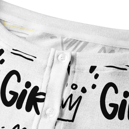 Pagewings Female Power Crew Neck Cardigan Sweaters
