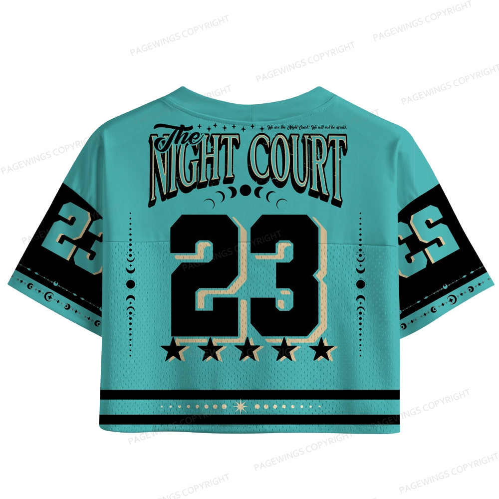 Pagewings The Night Court Women's Crop Mesh Jersey