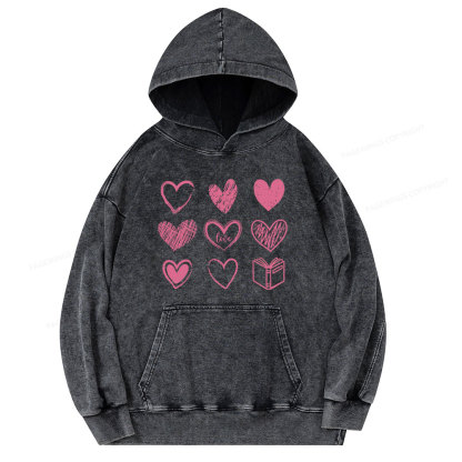 Pagewings To Love And Learn How To Be Loved Unisex Washed Hoodie