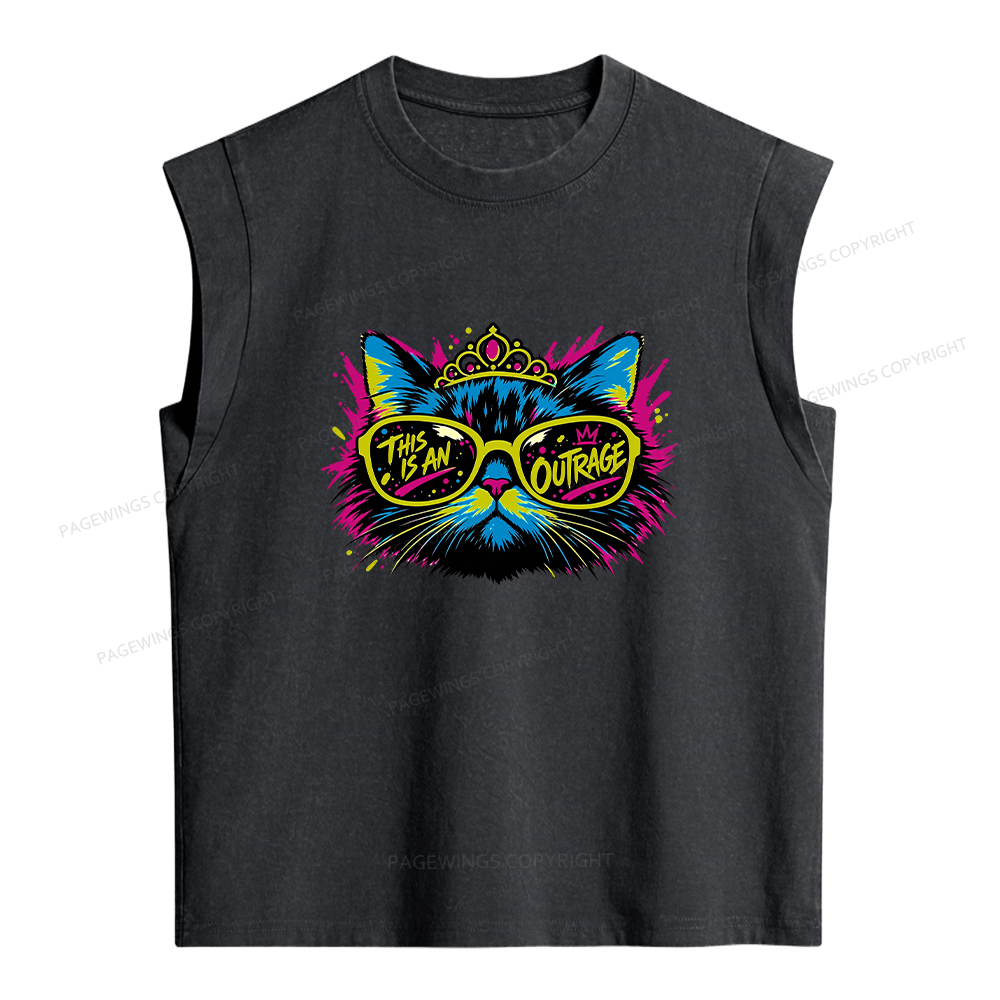Pagewings Reader Without Their Book Women's Washed Tank Top