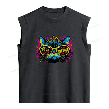 Pagewings Reader Without Their Book Women's Washed Tank Top