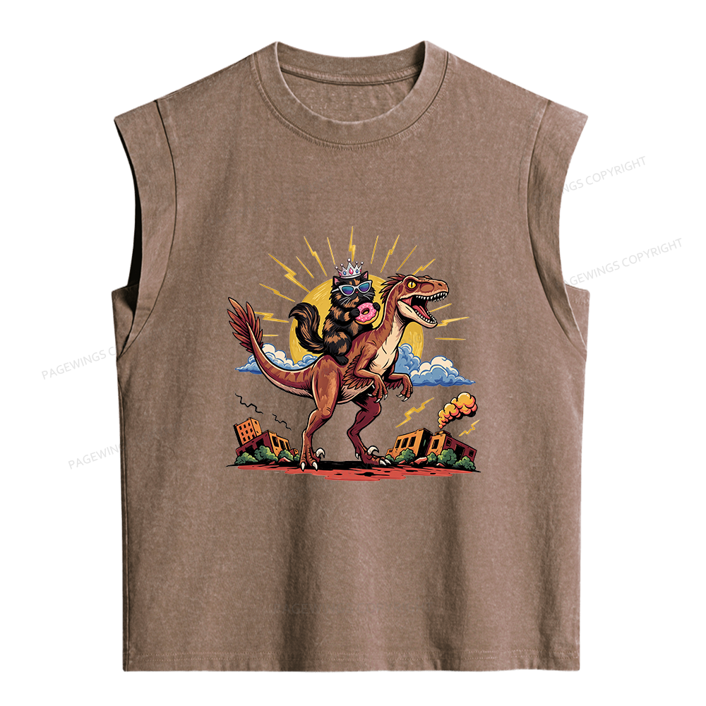 Pagewings Sci Fi Book Lover Women's Washed Tank Top