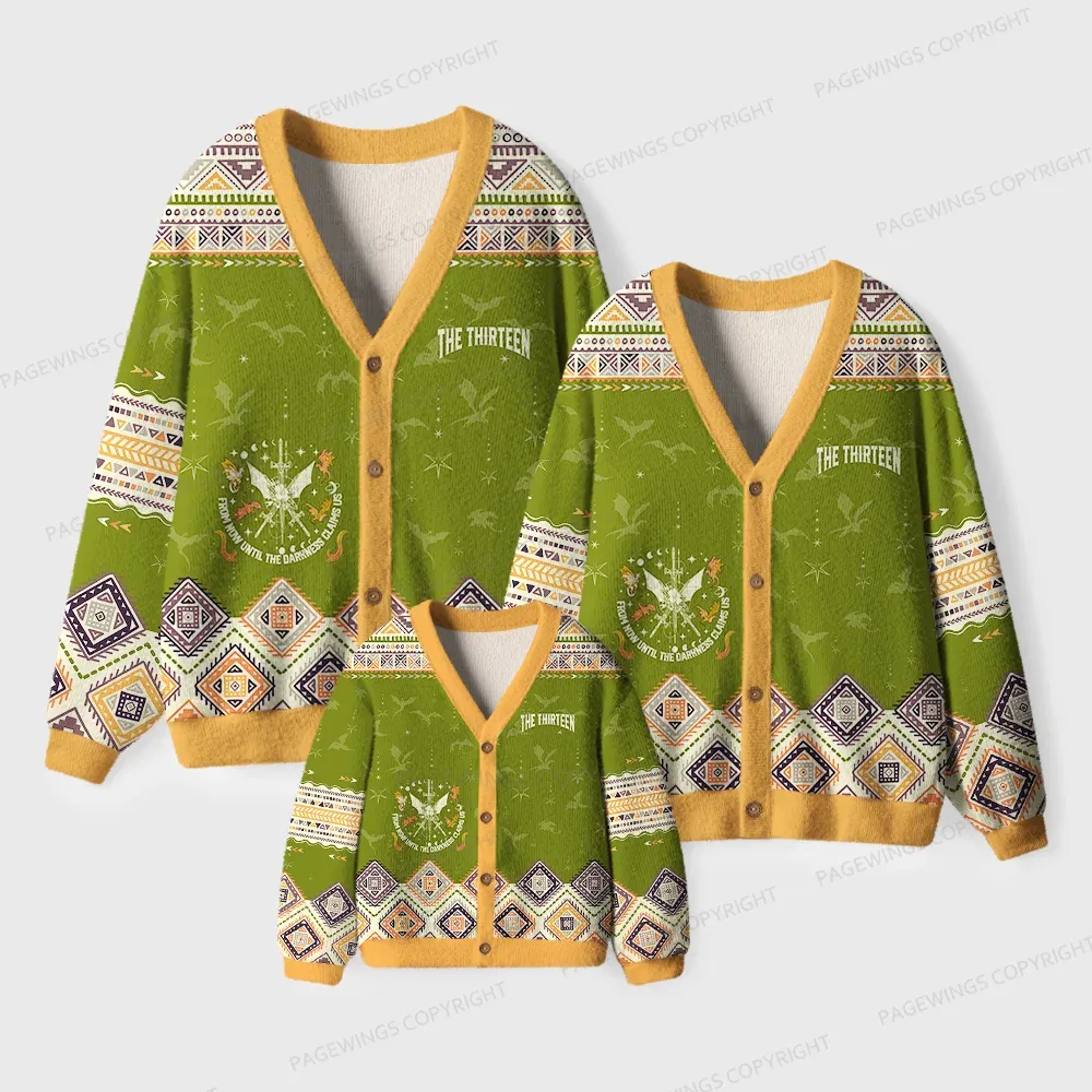 Pagewings The Thirteen Unisex Ugly Cardigan Sweaters