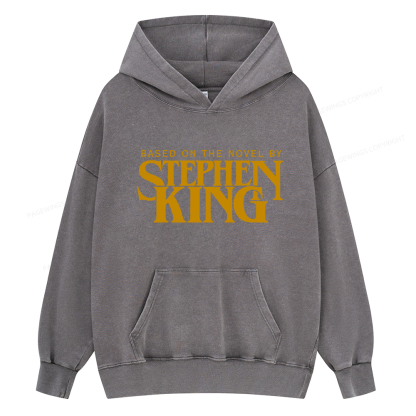 Pagewings Based On A Novel By Stephen King Unisex Washed Hoodie