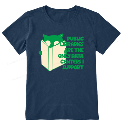 Pagewings Public Libraries are the Only Data Centers Unisex Classic T-shirt