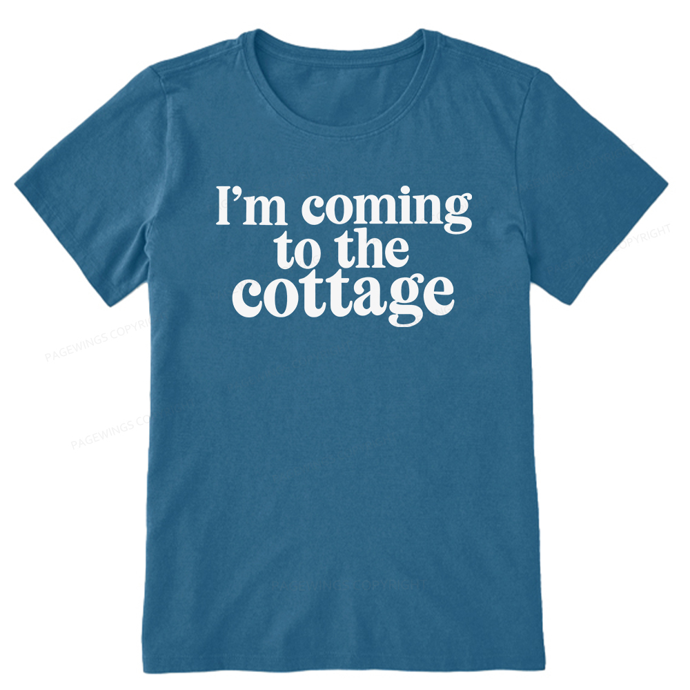 Pagewings I'm Coming To The Cottage Unisex Classic T-shirt