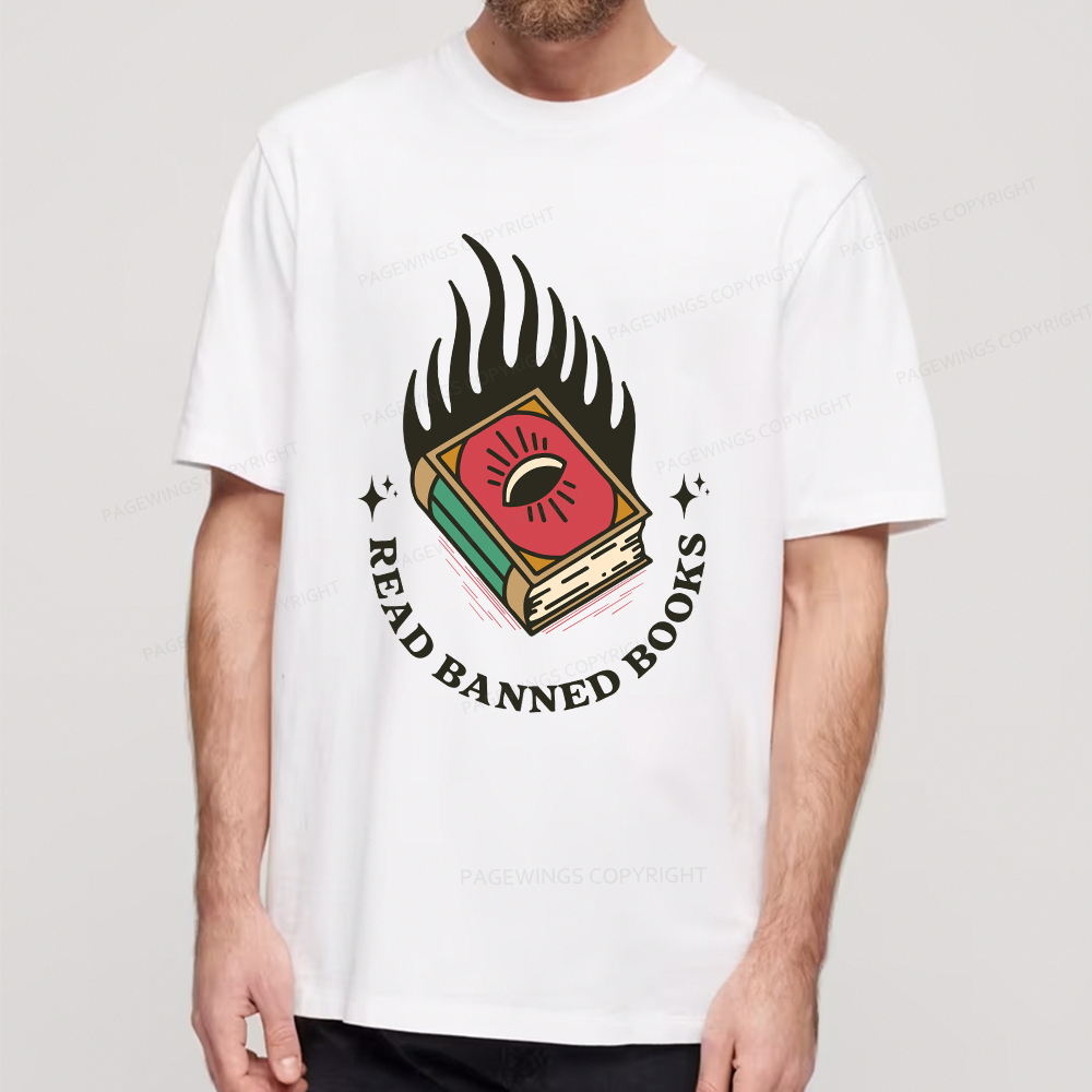 Pagewings Read Banned Books Unisex Classic T-shirt