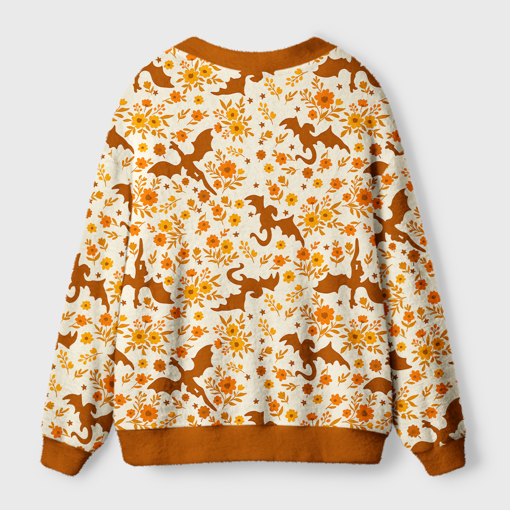 Pagewings Halloween Bookish Light Knit Unisex Cardigan Sweaters
