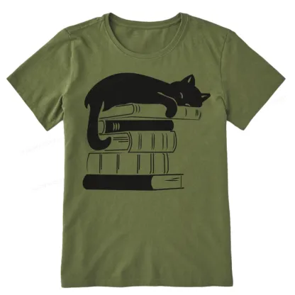 Pagewings Books And Cats Unisex Classic T-shirt