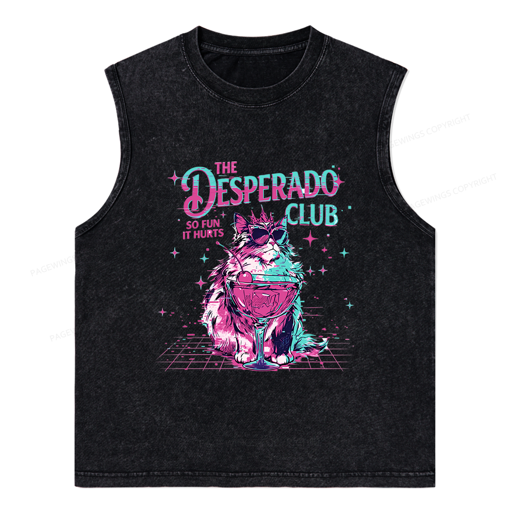 Pagewings Sci Fi Fan Unisex Washed Tank Top