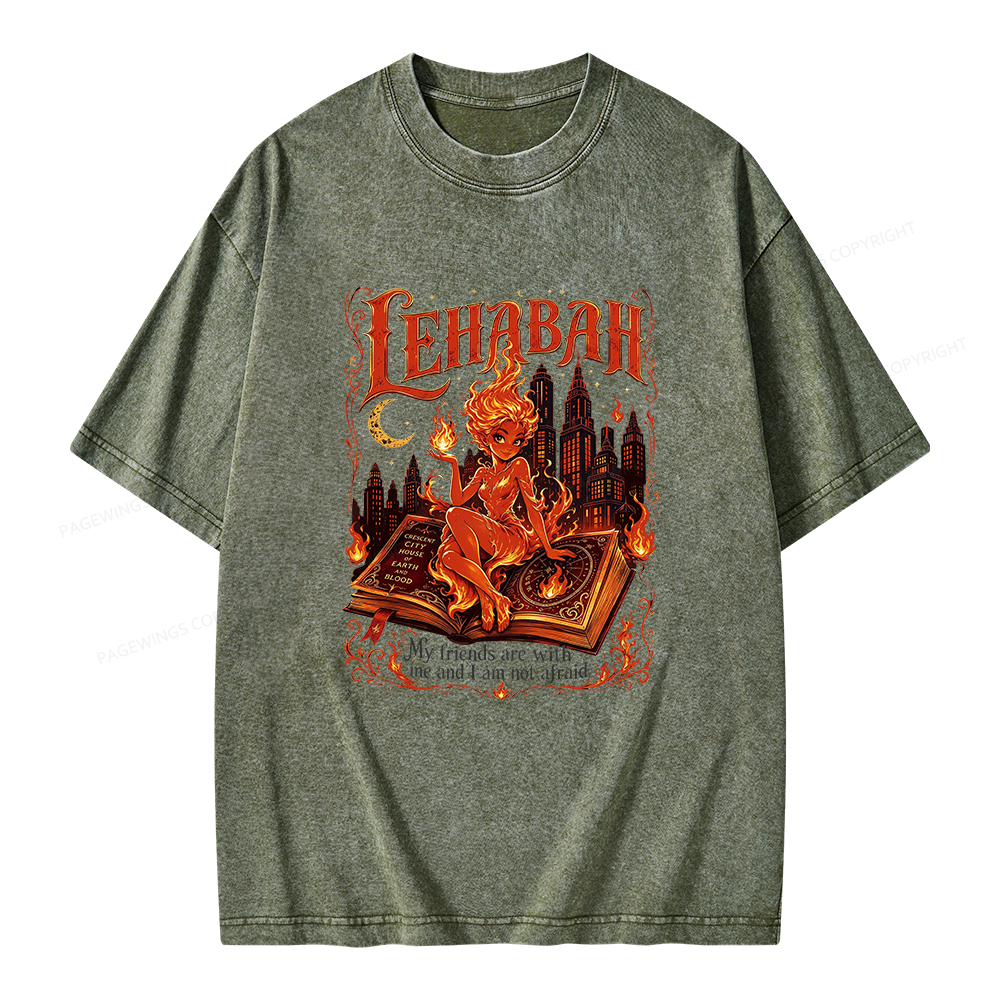 Pagewings Light It Up Unisex Washed T-shirt