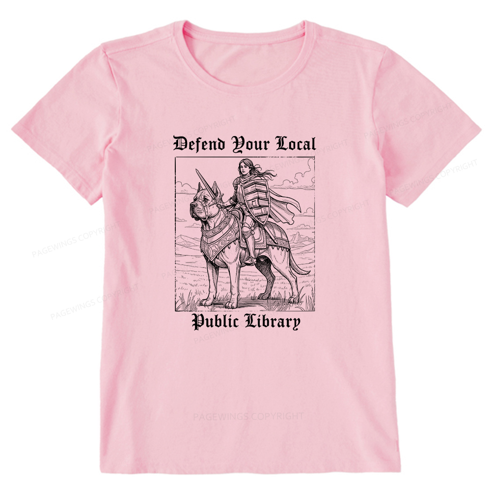 Pagewings Defend Your Local Public Library Unisex Classic T-shirt
