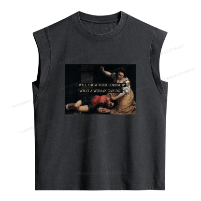 Pagewing I Will Show Your Lordship Women's Washed Tank Top