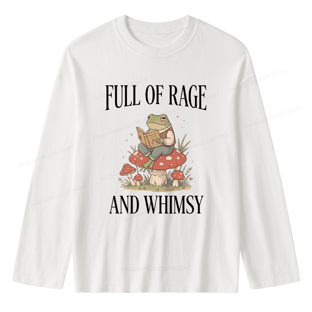 Pagewing Full of Rage and Whimsy Unisex Lightweight Long Sleeve T-Shirt
