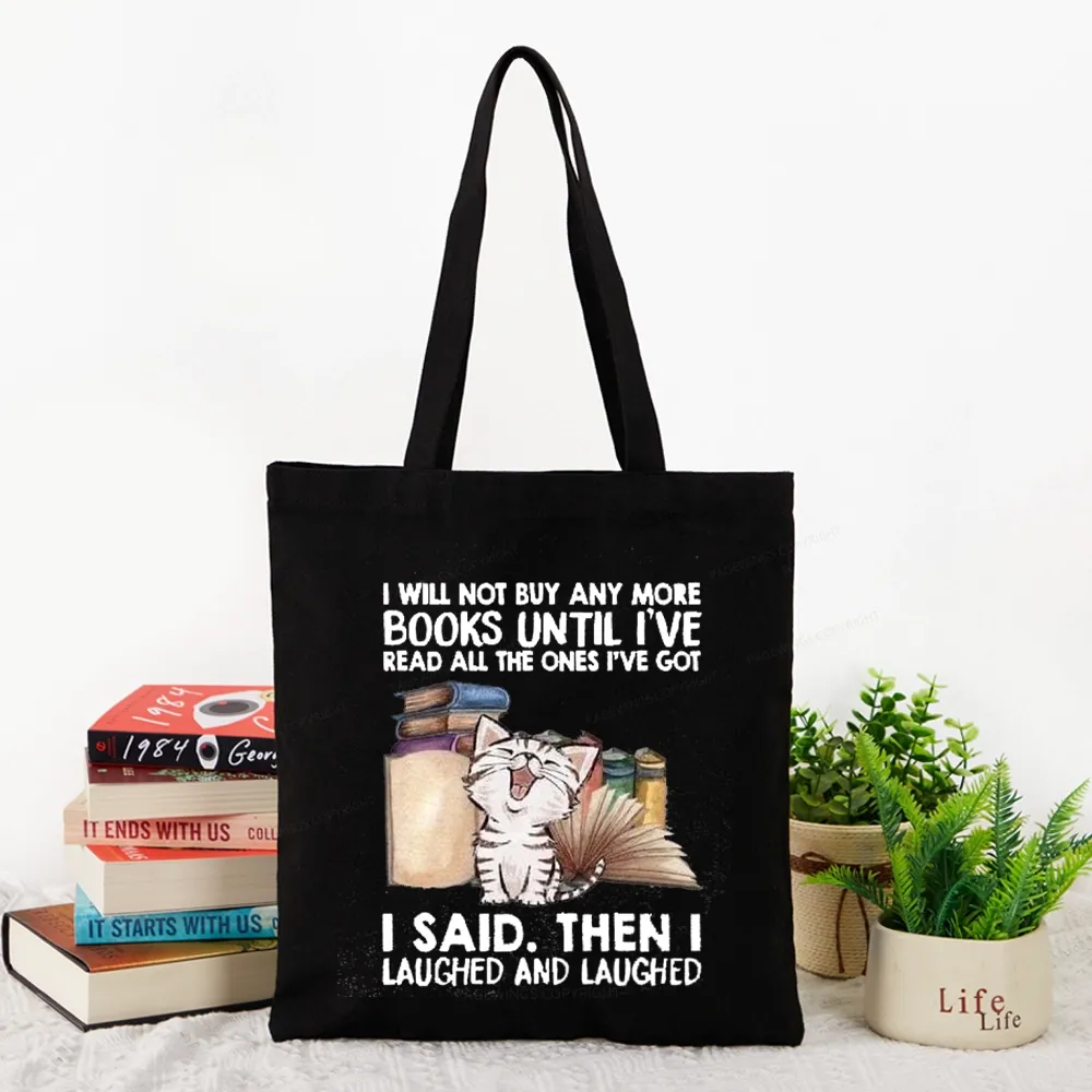 Pagewings I Will Not Buy Any More Books Tote Bag
