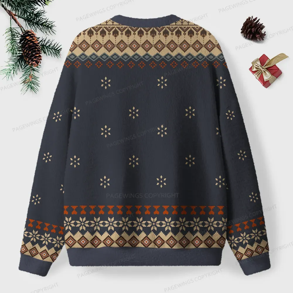 Pagewings The Reader Unisex Ugly Knit Sweatshirt