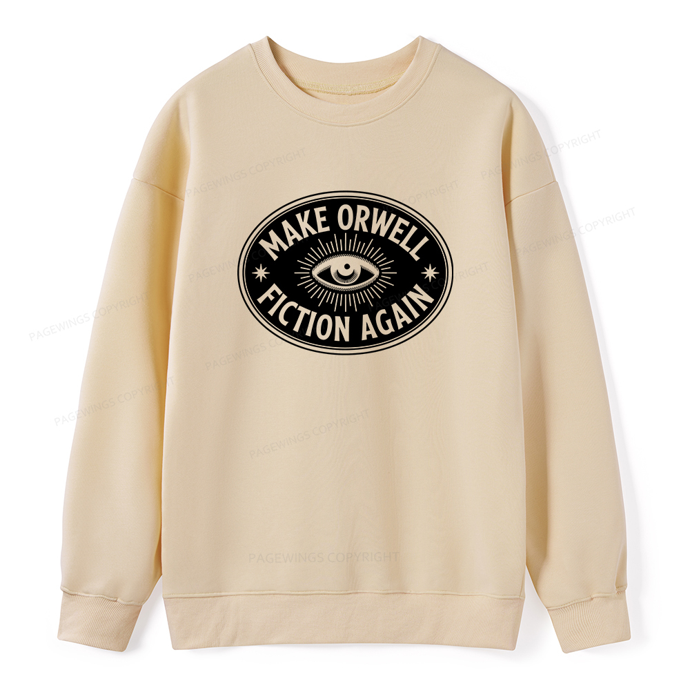 Pagewings Make Orwell Fiction Again Unisex Classic Sweatshirt