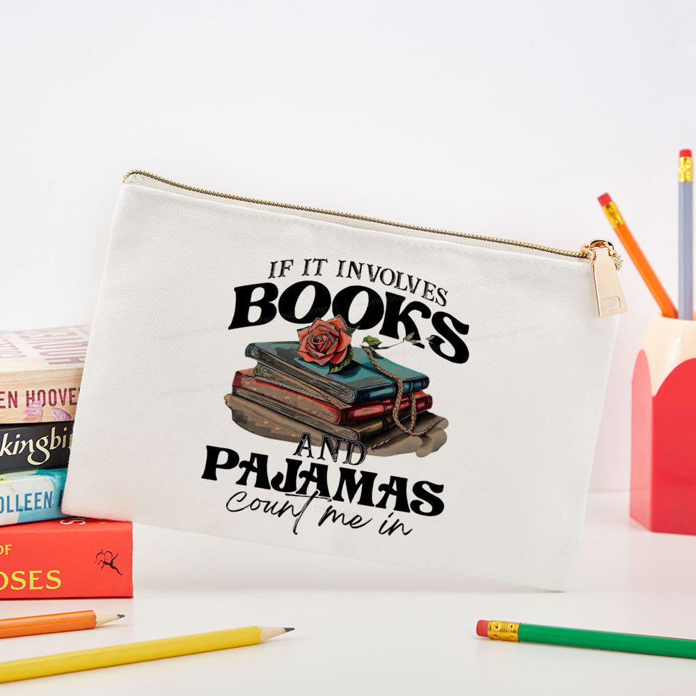 Pagewings Books And Pajamas Pouch
