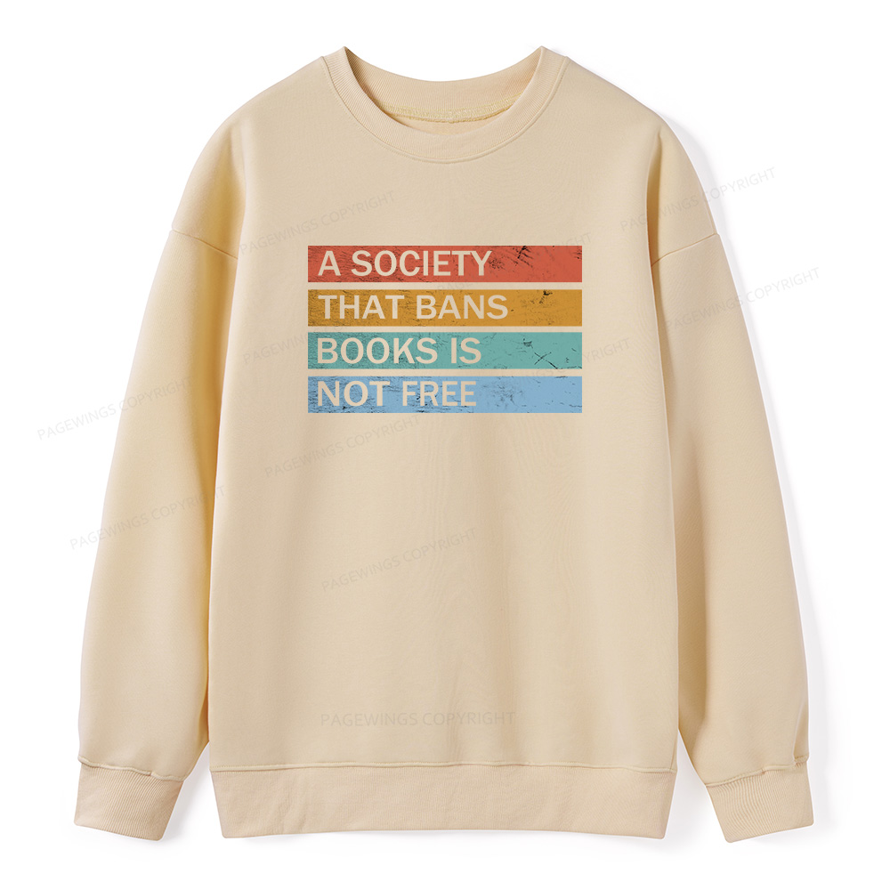 Pagewings Read Banned Books Unisex Classic Sweatshirt
