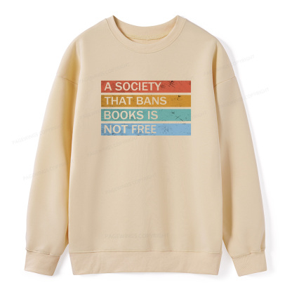 Pagewings Read Banned Books Unisex Classic Sweatshirt