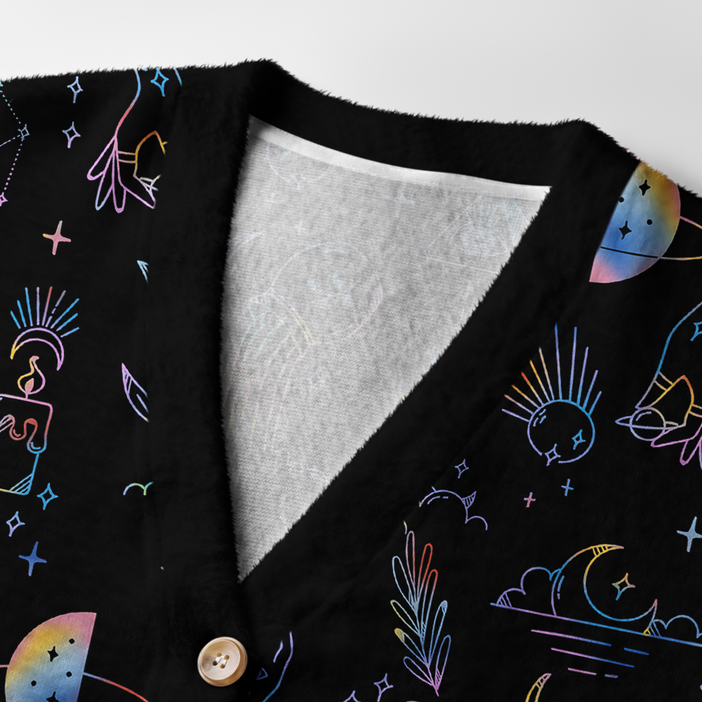 Pagewings Reading Is Magic Light Knit Unisex Cardigan Sweaters