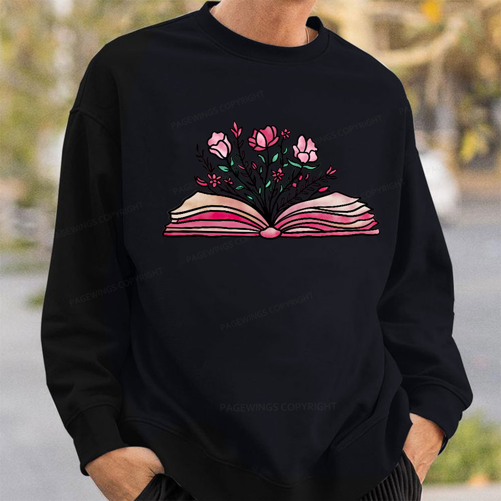 Pagewings Booktrovert Definition Funny Book Lover Png Unisex Classic Sweatshirt