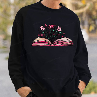 Pagewings Booktrovert Definition Funny Book Lover Png Unisex Classic Sweatshirt