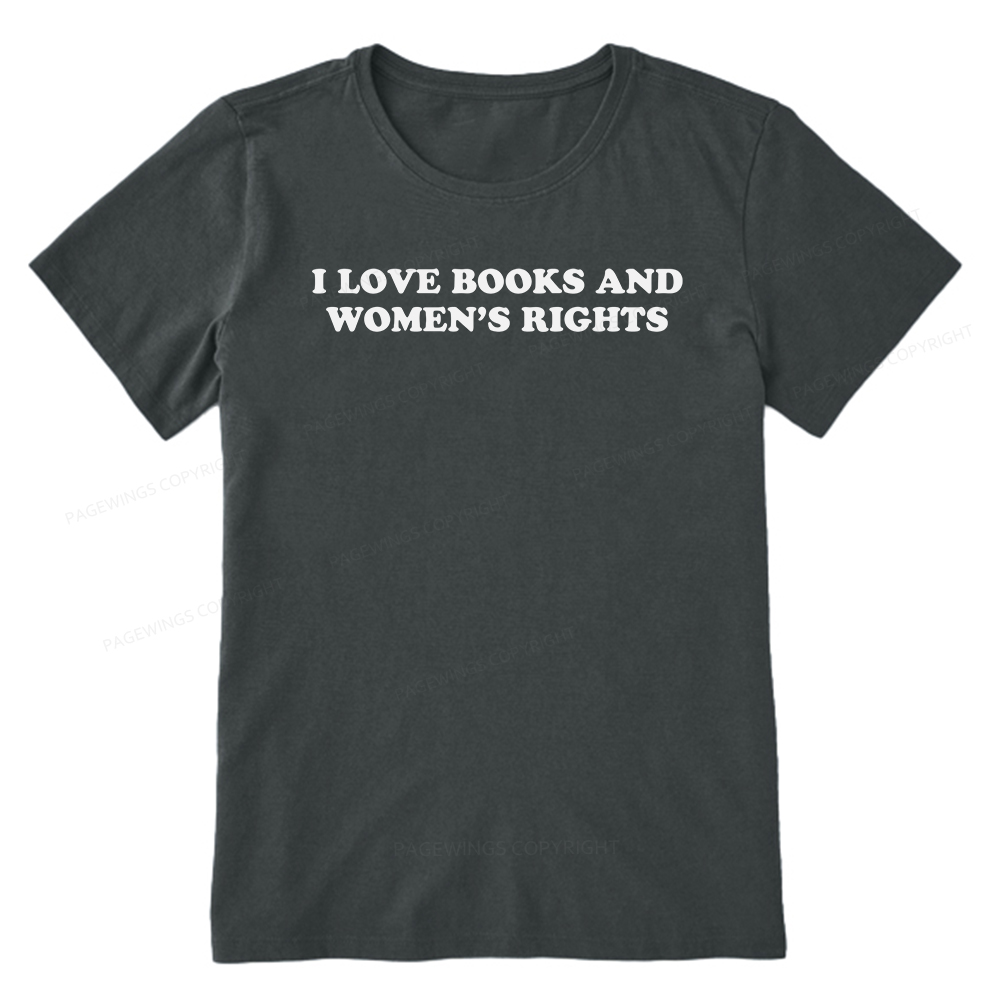 Pagewings I Love Books And Women's Rights Unisex Classic T-shirt