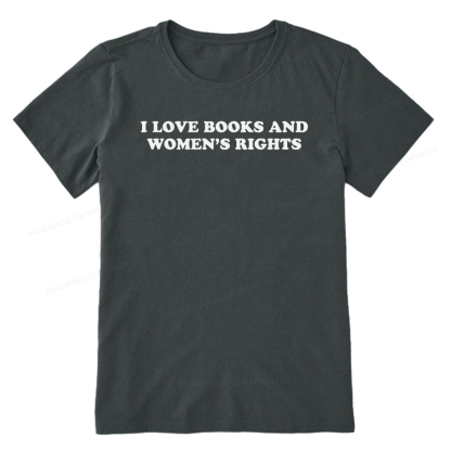 Pagewings I Love Books And Women's Rights Unisex Classic T-shirt