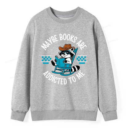Pagewing Books Are Addicted To Me Unisex Classic Sweatshirt