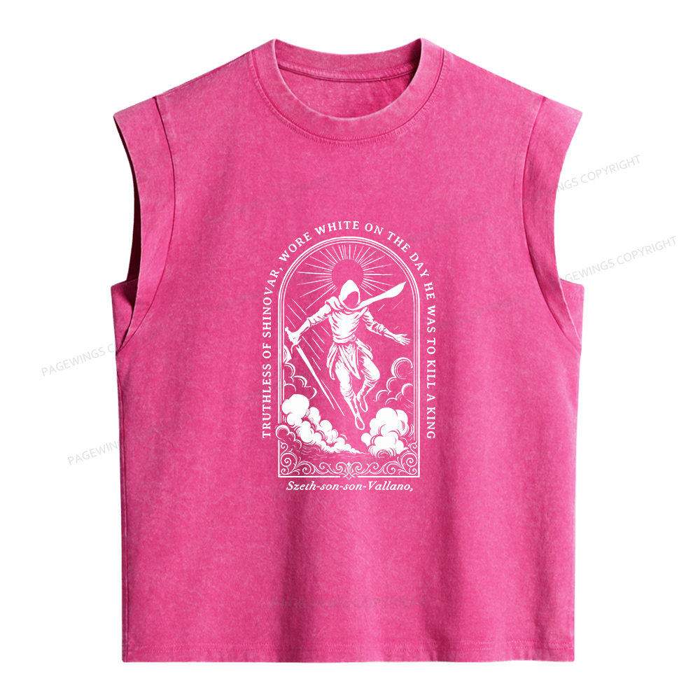 Pagewings Truthless of Shinovar Women's Washed Tank Top