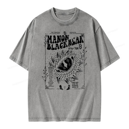Pagewing  ACOTAR Crescent City Rhysand Unisex Washed T-shirt