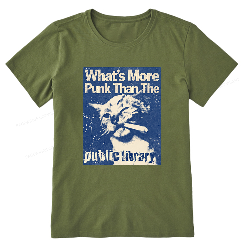 Pagewings What's More Punk Than The Public Library Unisex Classic T-shirt