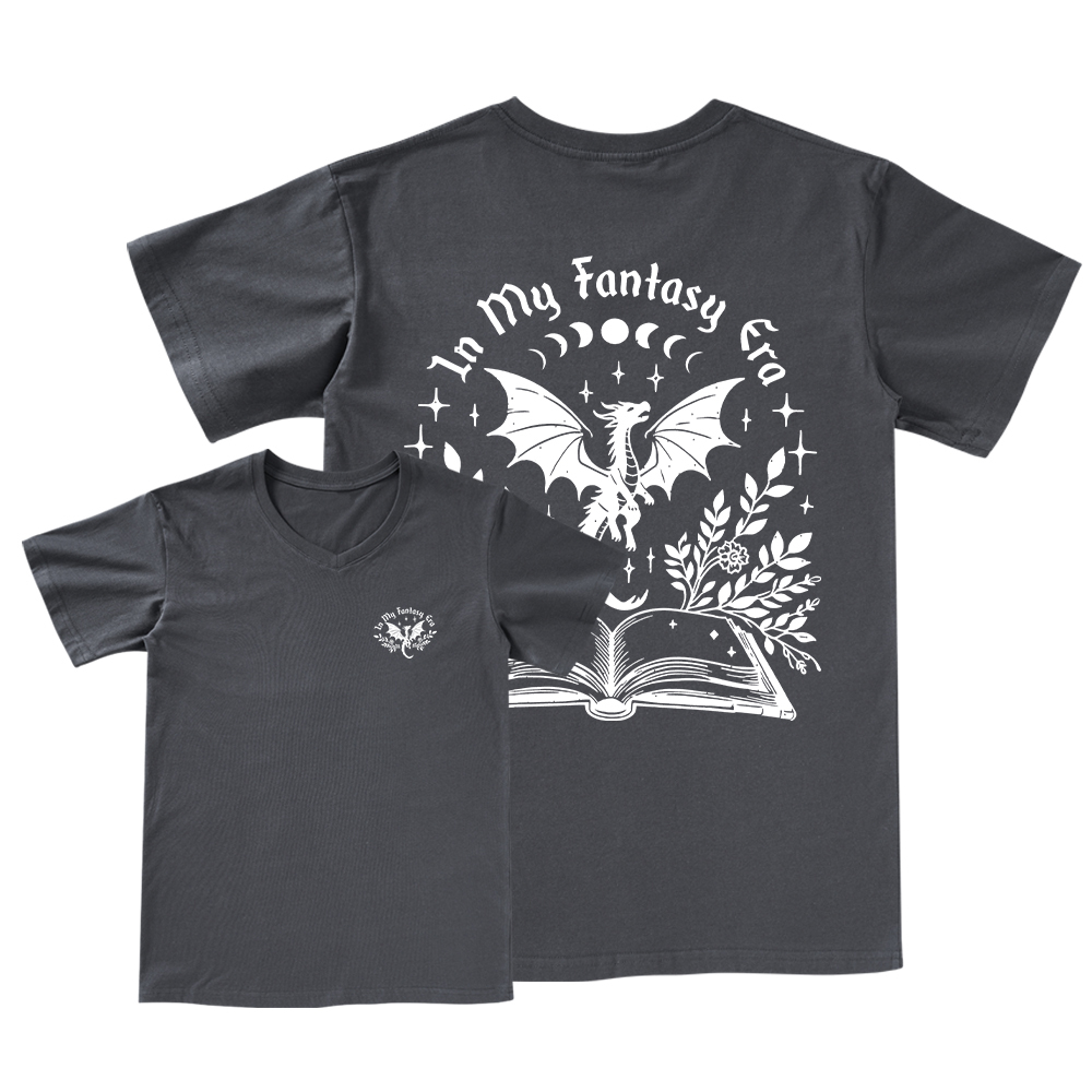 Pagewings In My Fantasy Era V-neck T-shirt