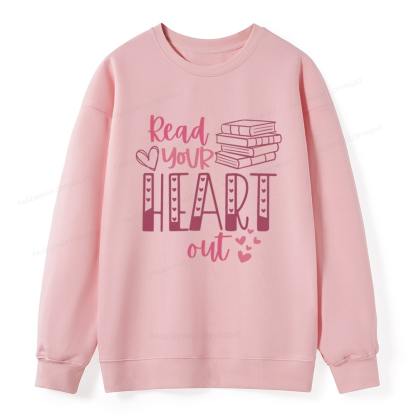 Pagewings Valentine Sweatshirt Read Your Heart Unisex Classic Sweatshirt