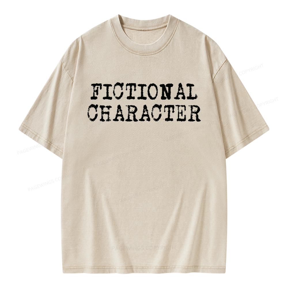 Pagewings Fictional Character Unisex Washed T-shirt