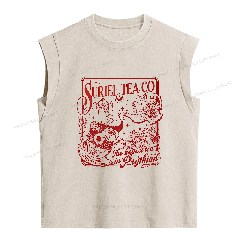 Pagewings Fantasy Reader Women's Washed Tank Top