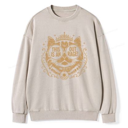 Pagewings Sci-Fi Bookish Unisex Washed Sweatshirt
