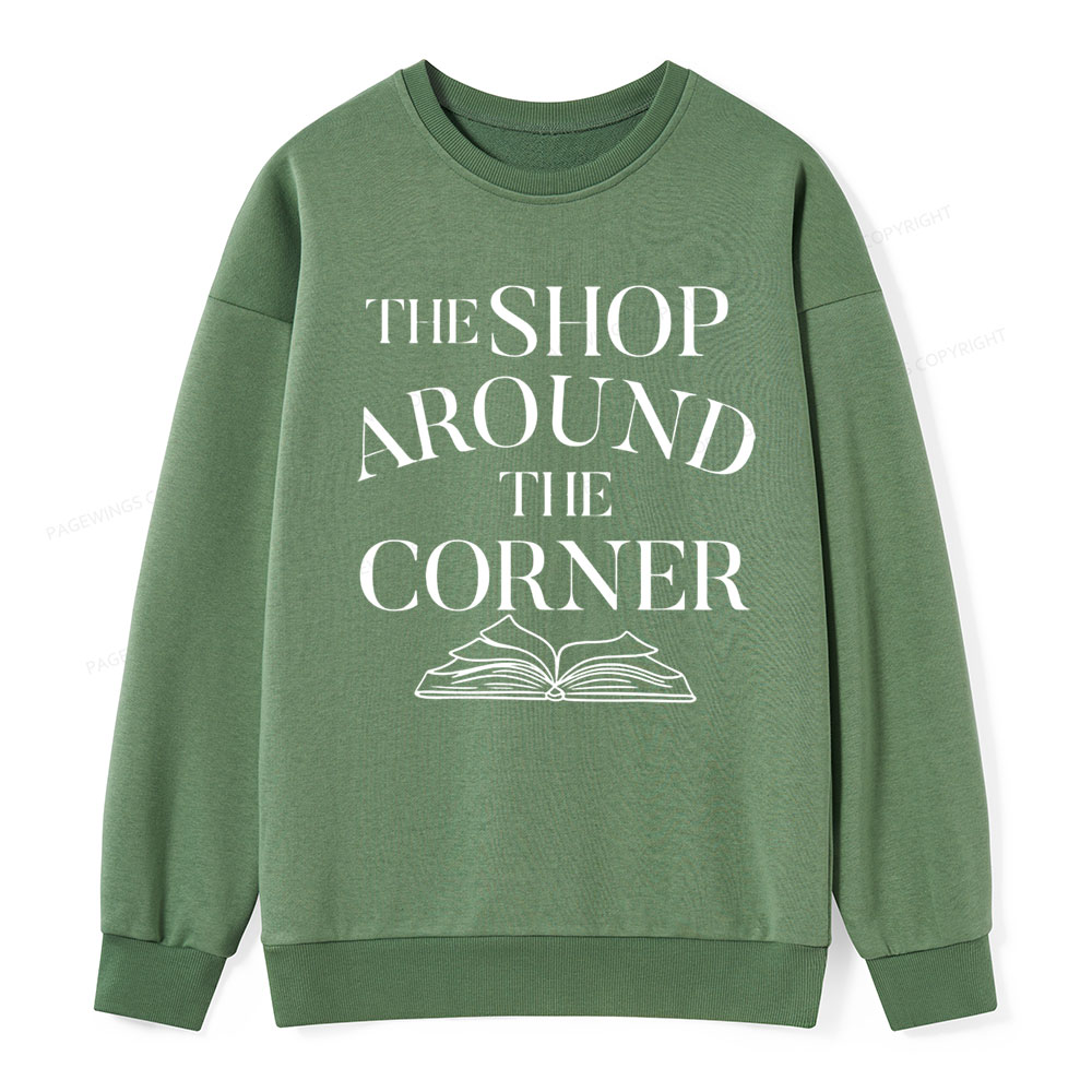 Pagewings The Shop Around The Corner Bookworm  Unisex Classic Sweatshirt