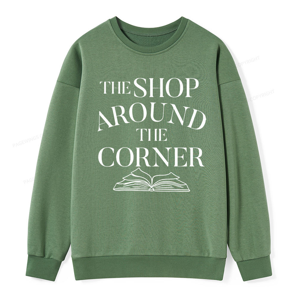 Pagewings The Shop Around The Corner Bookworm  Unisex Classic Sweatshirt