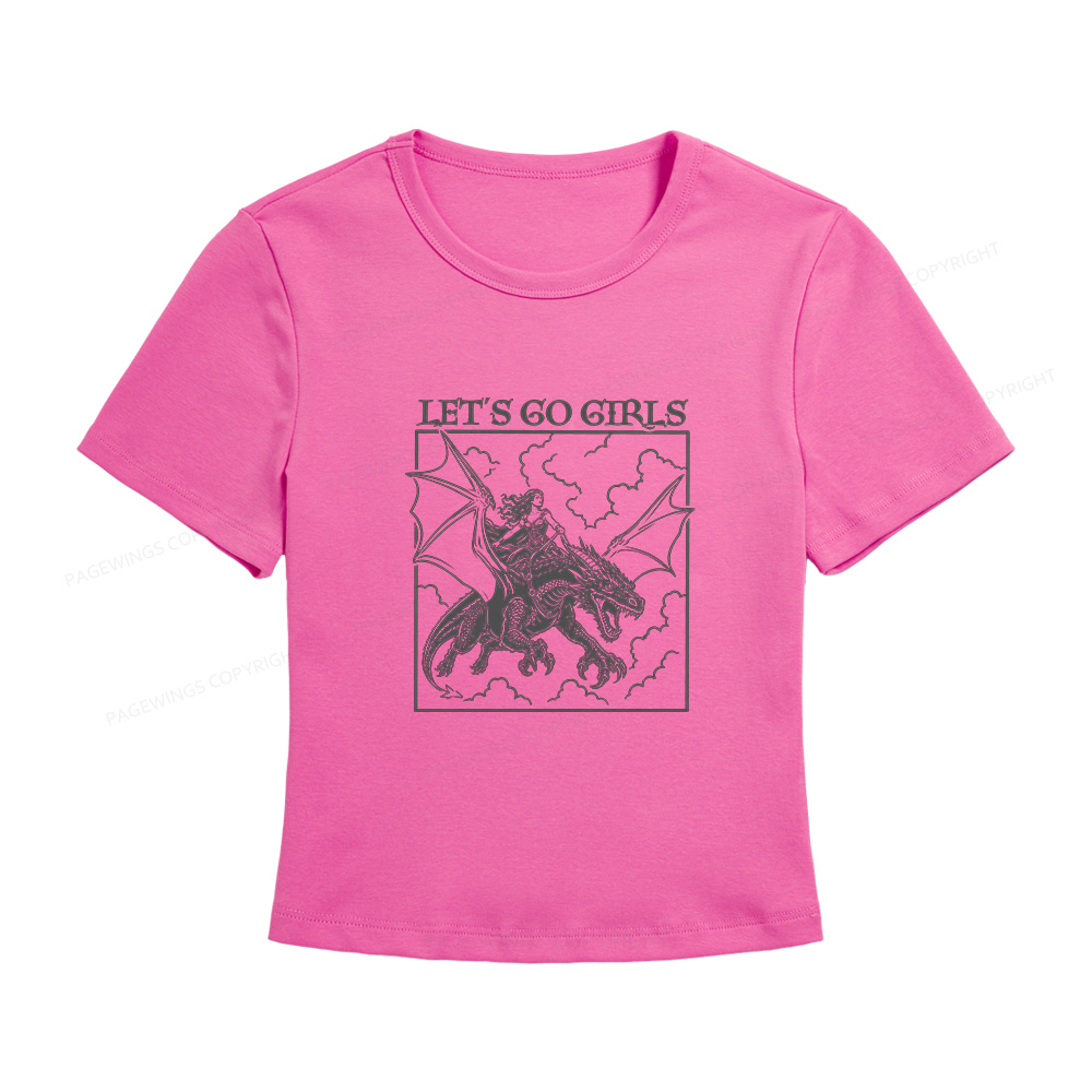 Pagewing Let's Go Girls Women's Baby Tee