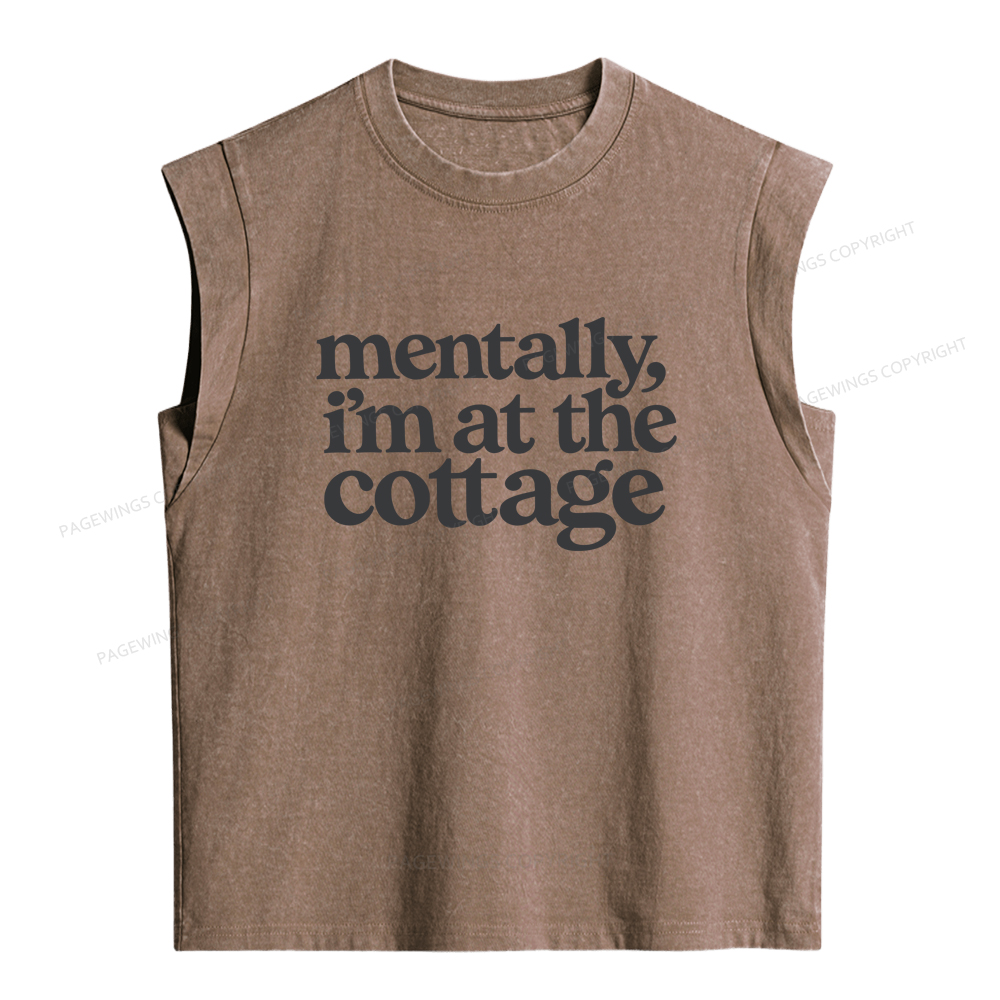 Pagewings At The Cottage Women's Washed Tank Top