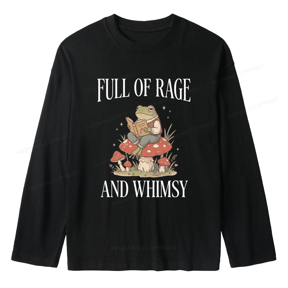 Pagewing Full of Rage and Whimsy Unisex Lightweight Long Sleeve T-Shirt