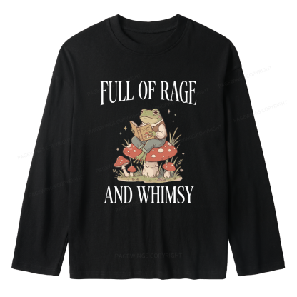 Pagewing Full of Rage and Whimsy Unisex Lightweight Long Sleeve T-Shirt