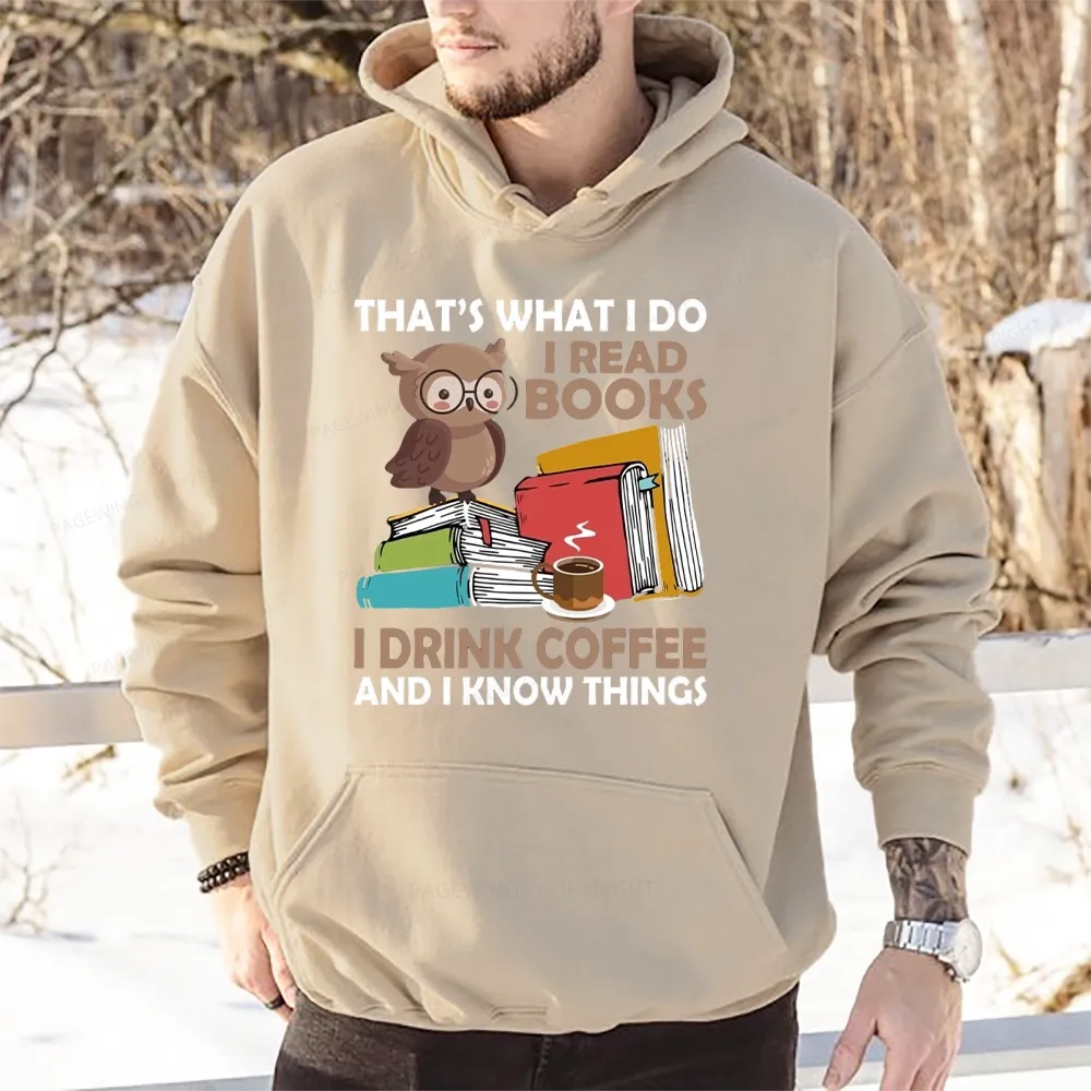 Pagewings That's What I Do I Read Books Unisex Classic Hoodie