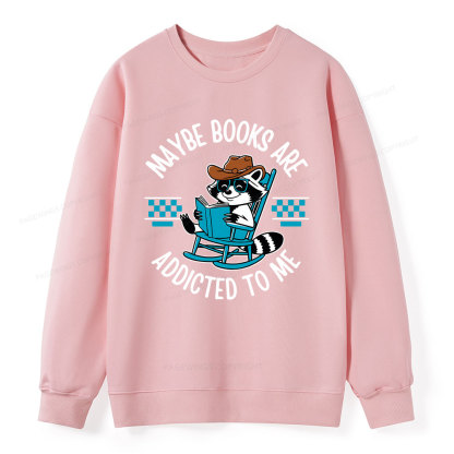 Pagewing Books Are Addicted To Me Unisex Classic Sweatshirt