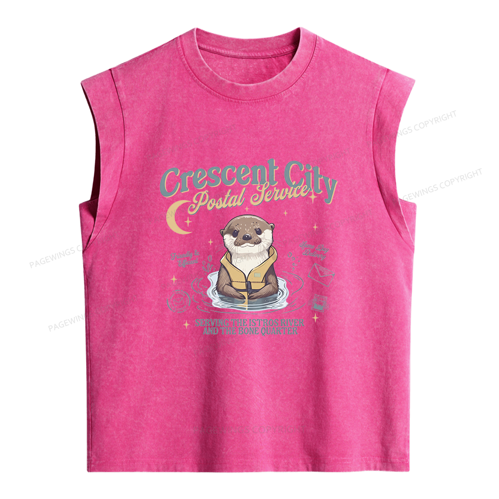 Pagewings Fantasy Bookish Women's Washed Tank Top