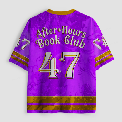 Pagewings After Hours Book Club Unisex Mesh Jersey